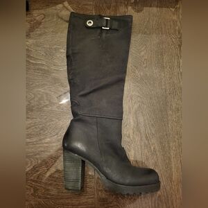 boots, 100% leather,  new, black color